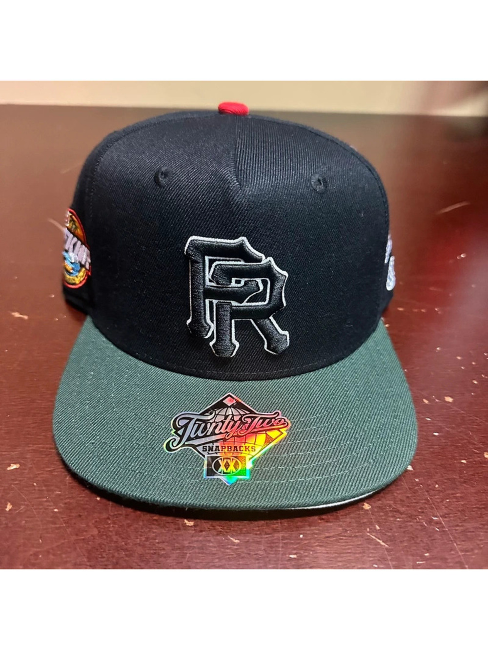 TWNTY Two  Black and Green Puerto Rico pride snapback hat